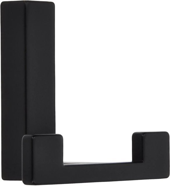 Siro Haken 2325 aus Metall in Schwarz Matt mit Lochabstand 31 mm, B/T/H: 70 x 61 x 40 mm - Bild 1