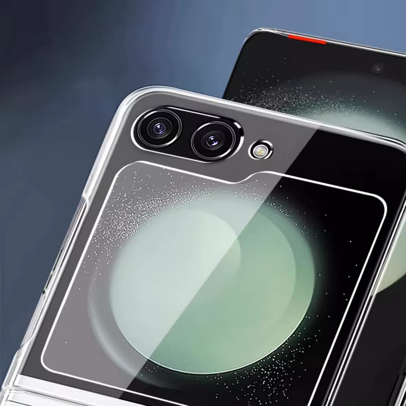 Stoßfeste transparente Handyhülle für Samsung Galaxy Z Flip (Z Flip 4, Z Flip 5, Z Flip 6, Z Flip 7, Z Flip 8, FE) - Bild 2