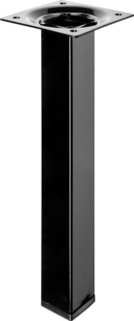 Hettich Tischbein Schwarz Matt B/T/H: 2,5 x 2,5 x 20 cm - Bild 1