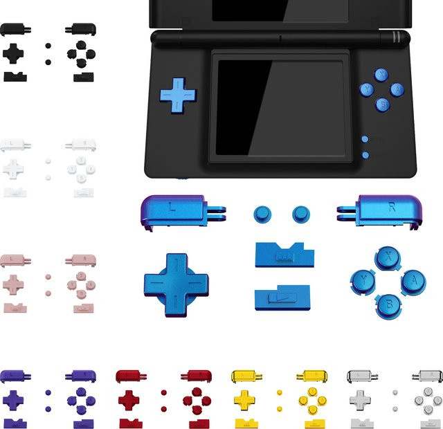 Extreme rate Ersatz-Tasten Set für Nintendo DS Lite in verschiedenen Farben - Bild 1