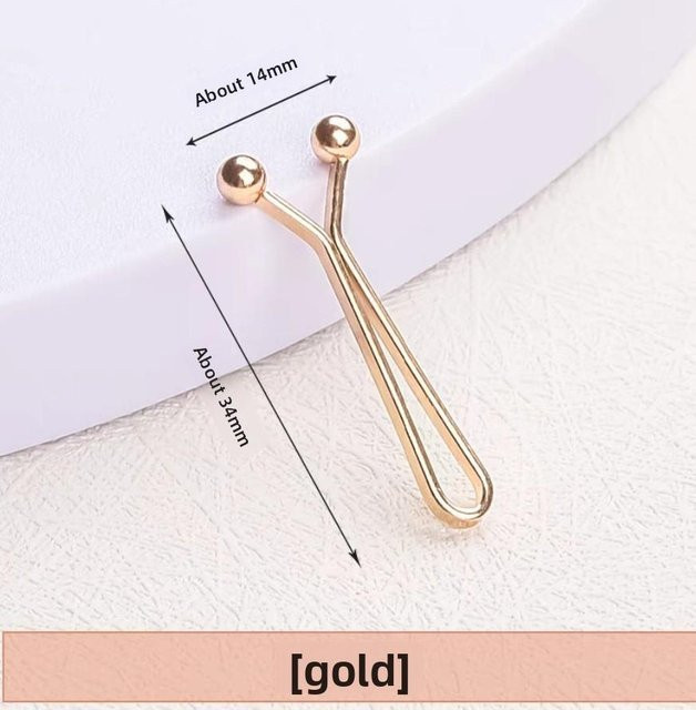 Kopftuch-Clip, gold, Damen - Bild 1