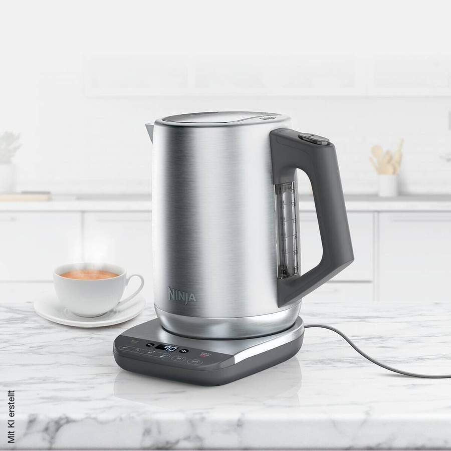 Ninja Wasserkocher aus Edelstahl in Silber mit Keep-Warm-Funktion, 1,7 l - Bild 1