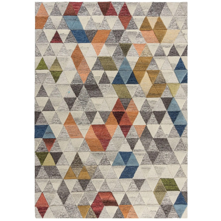 Flair Rugs Wollteppich Amari Handgeknüpfter Teppich mit geometrischem Design in Mehrfarbig, B: 120 cm, T: 170 cm - Bild 2