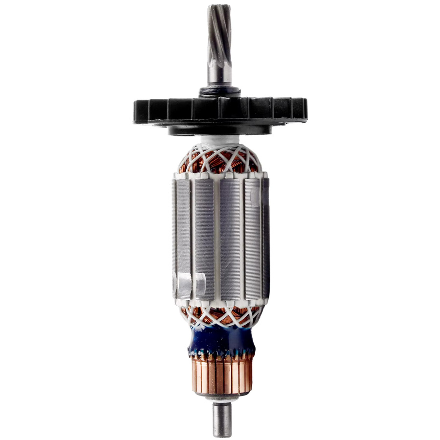 Bosch 7-Zahn-Rotor-Anker-Motor Ersatzteil für elektrische Bohrhammer GBH2-26 und GBH2-26DRE in Silber - Bild 4