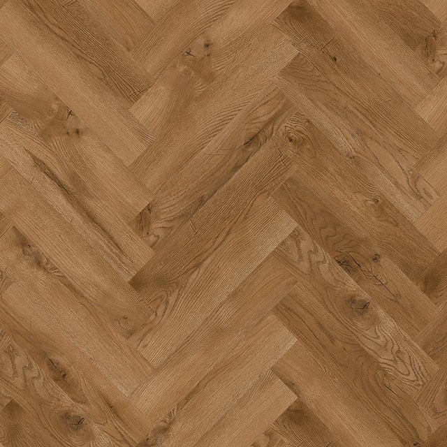 Classen Ville Laminat Tarragona Oak in Holzoptik Braun 8 mm Fischgrät-Design - Bild 1