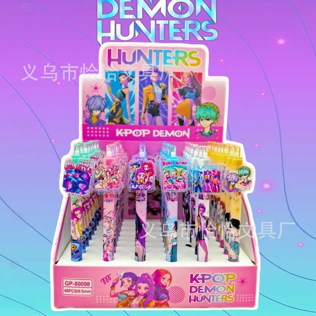 Yiran toy 1 K-Pop Dämonenjäger Acryl-Gel-Stifte Set, 24 Stück, Mehrfarbig - Bild 1