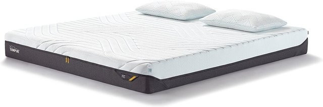 Tempur Pro CoolQuilt Matratze Medium H2 in Weiß mit temperaturregulierendem Visco-Schaum und abnehmbarem Bezug - Bild 1