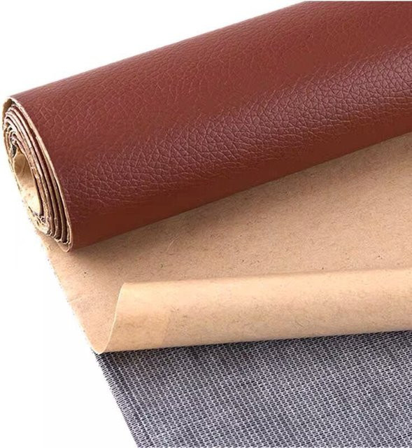 Selbstklebender Leder-Reparaturflicken in Braun für Sofas, PU-Material und Dekorationen - Bild 1