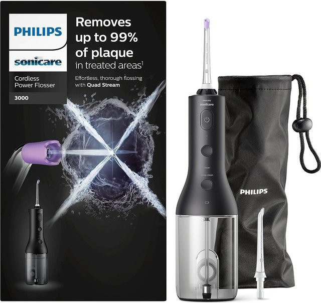 Philips Cordless Power Flosser 3000 Munddusche, Schwarz - Bild 2
