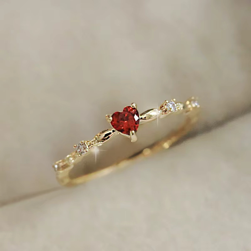 Huitan Ring, Gold, Zirkonia, Damen - Bild 2