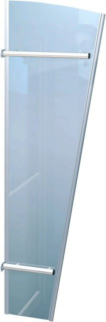 Roro Seitenblende V171 aus Aluminium und Edelstahl in Transparent, Breite: 58 cm, Höhe: 185 cm - Bild 1
