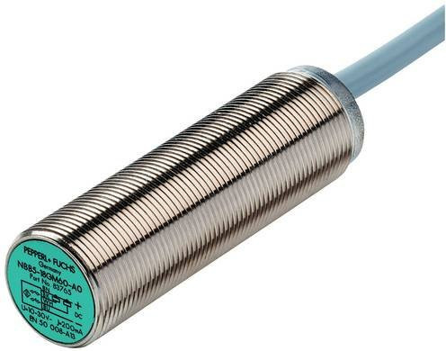 Pepperl+Fuchs Induktiver Sensor NBB5-18GM60-WS-5M 083921 Zweidraht bündig montierbar silber - Bild 1