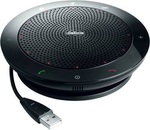Jabra Speak 510 UC Konferenzlautsprecher mit Bluetooth und USB, Schwarz - Bild 1