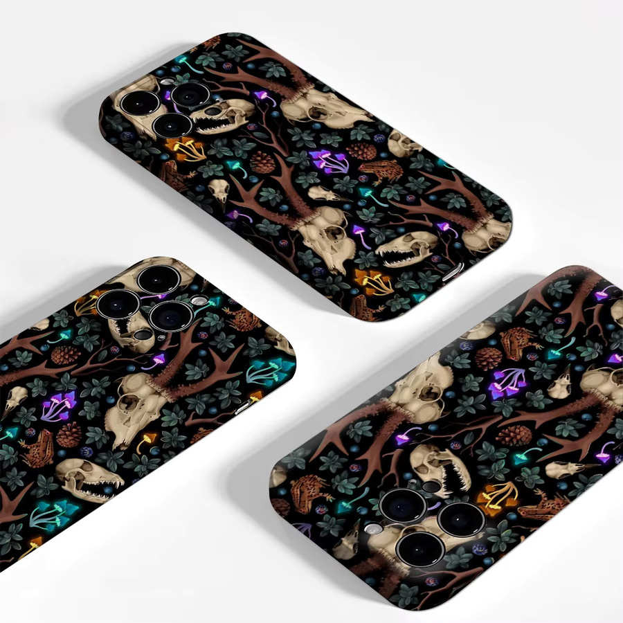 Mystic Forest Handyhülle für iPhone 17 16 15 14 13 12 Pro Max Plus mit doppelschichtiger Rückseite in Multicolour - Bild 3