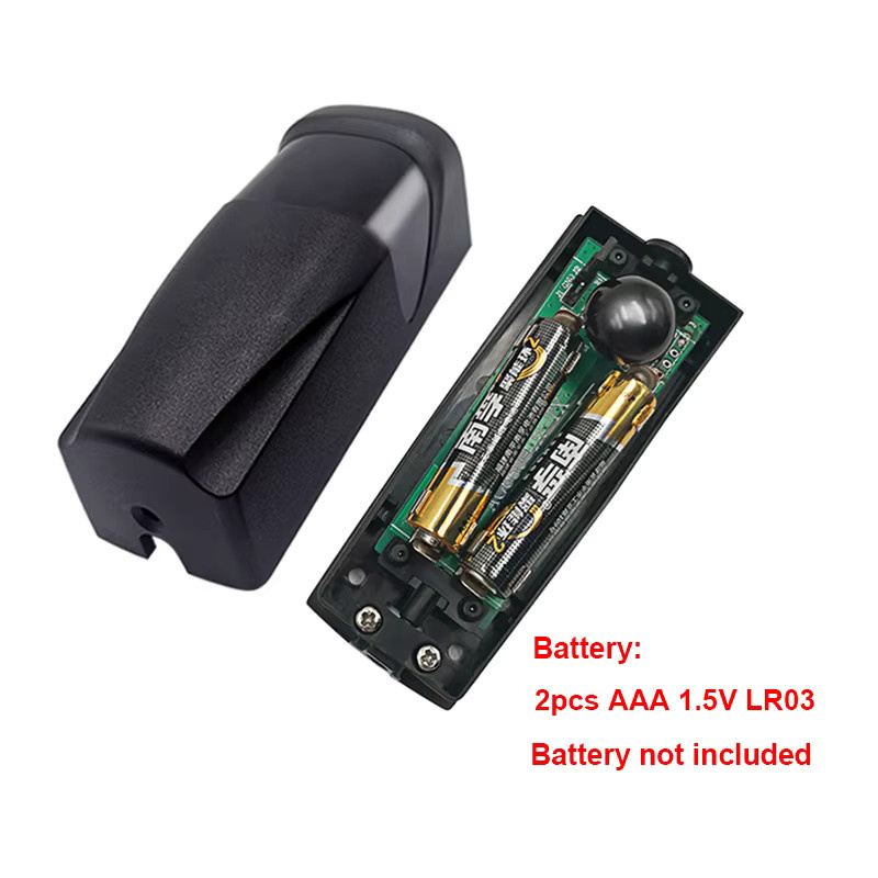 Scimagic-RC Infrarot-Fotoelektrischer Sensor für Zugangskontrolle und Torautomatisierung, 12m Reichweite, Schwarz, IP54, Batteriebetrieben - Bild 2
