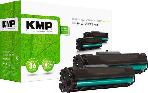 KMP Tonerpatrone kompatibel mit HP 12A Q2612A, Schwarz, 2er-Pack, 2000 Seiten - Bild 1