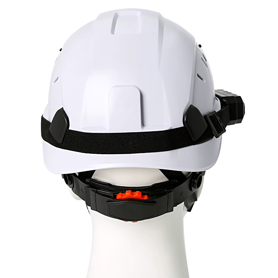 Aolamegs CE-Schutzhelm aus ABS-Kunststoff mit 3-in-1-LED-Scheinwerferstreifen in Orange oder Weiß - Bild 2