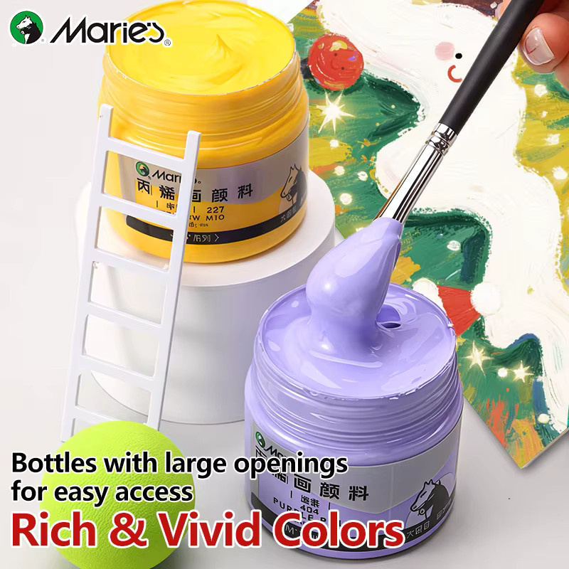 Marie's 5-teiliges Acrylfarben-Set in Multicolour, professionelles Resin-Malset mit 100 ml pro Farbe - Bild 5
