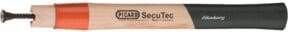 PICARD Ersatzstiel SecuTec aus Hickory für Schlosser- und Schreinerhämmer mit Stielschutzhülse und Keilschraube, Stiellänge: 28 cm - Bild 1