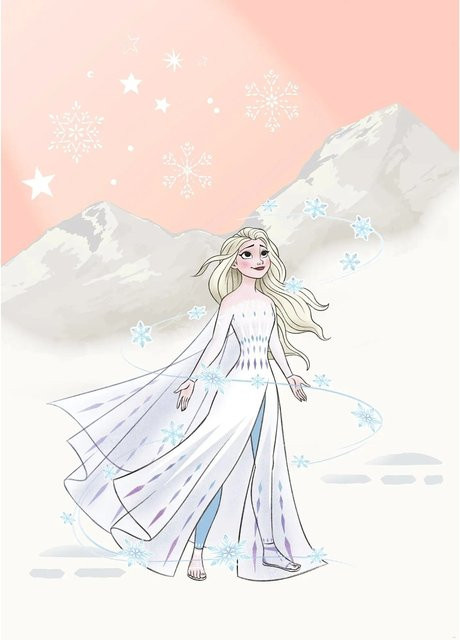 Komar Vliesfototapete Frozen Winter Magic Multicolor B: 200 cm x H: 280 cm - Bild 1