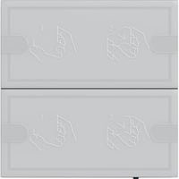 Gira KNX Tastsensor Komfort Zweifach mit Raumthermostat in Anthrazit - Bild 1