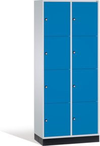C+P Schließfachschrank Intro mit 8 Fächern, Front Lichtblau und Korpus Lichtgrau, H x B x T: 195 x 82 x 50 cm - Bild 1
