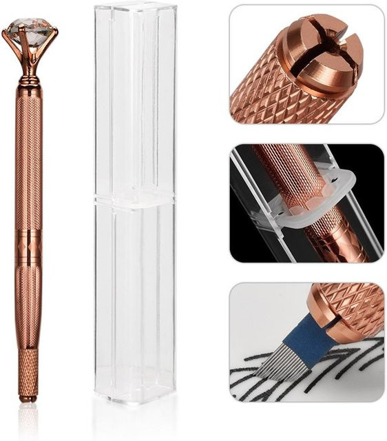 GoolRC Microblading Stift, Permanent Make-up Stift, Black, Unisex - Bild 1