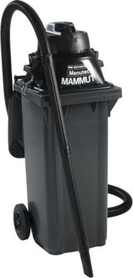 SSI Schäfer Nass-Trockensauger Komplettset ohne Werkzeugsteckdose inklusive 120 l Großmülltonne, Patronenfilter und Vliesfilter, Schwarz/Grau - Bild 1