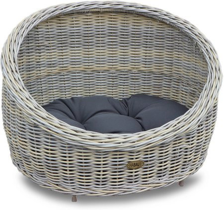 HABAU Tiersofa für Hunde mit Kissen in Grau, B/H/T: 53 x 40 x 36 cm - Bild 1