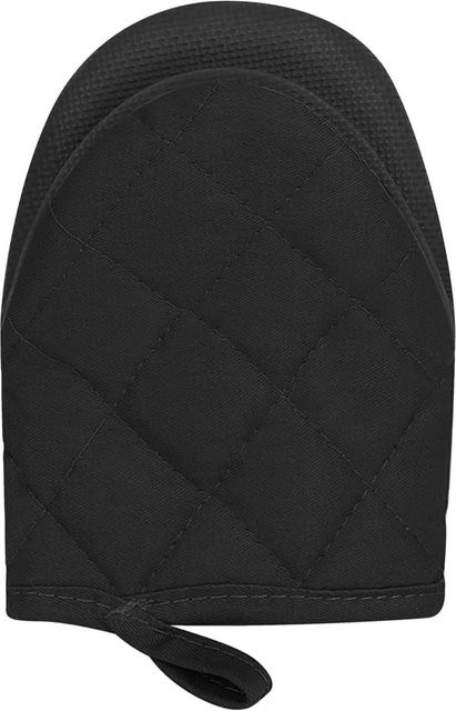 NATAWA Ofenhandschuhe aus Baumwolle, hochhitzebeständige Küchenhandschuhe in Schwarz - Bild 1