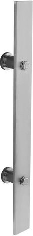 Intersteel Stoßgriff aus Edelstahl in Silber, B/H: 40 x 4 cm - Bild 1