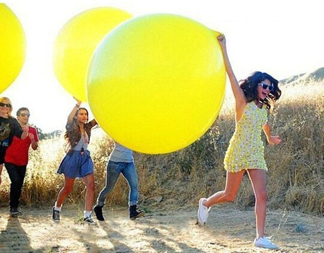 Best Wish Transparente Luftballons, 36 Zoll, Latexballons - Bild 1