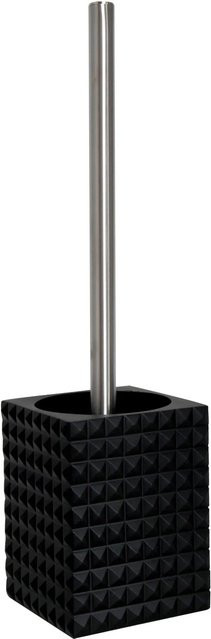 MSV WC-Garnitur Kubik aus Polyresin in Schwarz - Bild 1