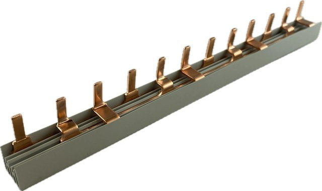 Pollmann 3-Phasen Stift-Schiene Universal in Grau - Bild 1