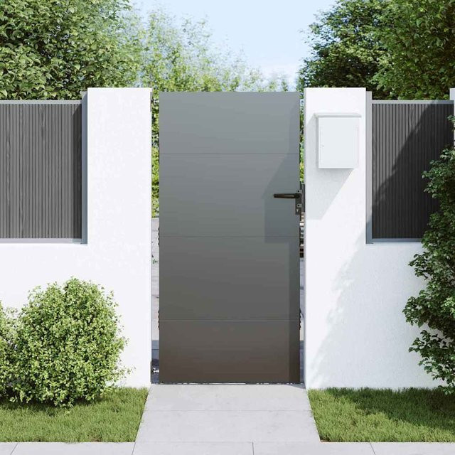Gartentor VD Home Furnishing aus Stahl in Schwarz, Breite: 85 cm, Höhe: 200 cm - Bild 1