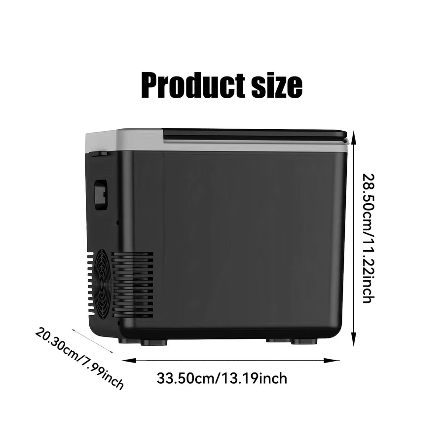 BALASHOV Mini-Kühlschrank 10L tragbare elektrische Kühlbox für Auto und Outdoor - Bild 6