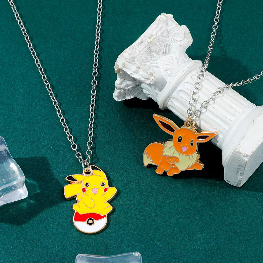 TAKARA TOMY Pikachu-Halskette, Silber, Unisex - Bild 2