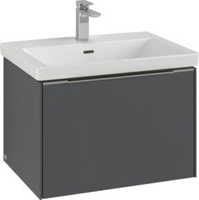 Villeroy & Boch Waschtischunterschrank Subway 3.0 in Grau, Wandhängend, B/T/H: 62,2 x 42,9 x 47,8 cm - Bild 1