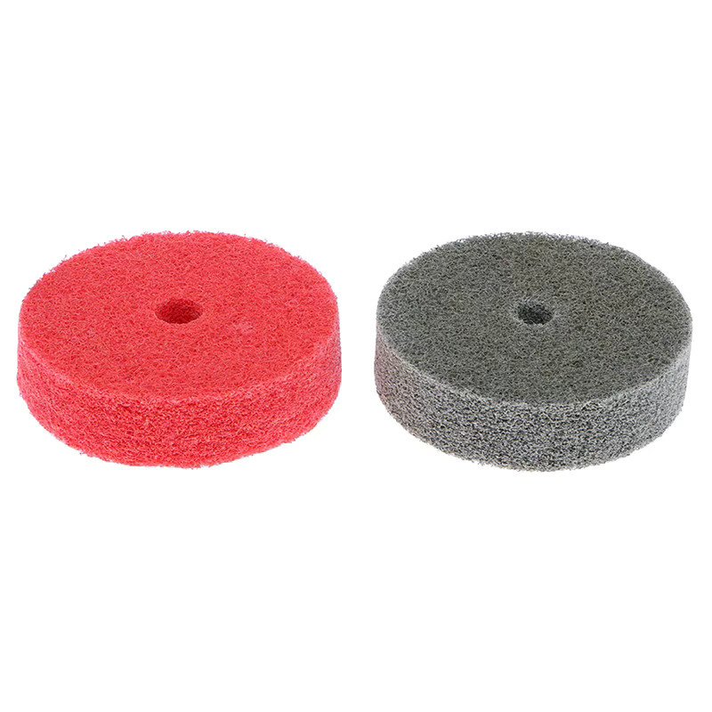 Rote Nylon-Schleifscheibe zum Polieren von Metall, Holz und Kunststoff, Durchmesser: 75 mm - Bild 2