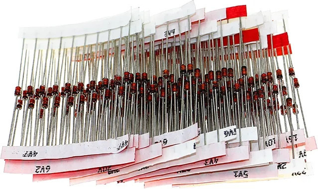 Zenerdiode Sortimentsset mit verschiedenen Spannungen von 3V bis 39V, 1W Leistung - Bild 1