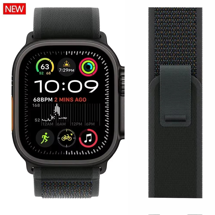 Trail Loop Uhrenarmband, Textil/NATO, Schwarz, Unisex - Bild 2
