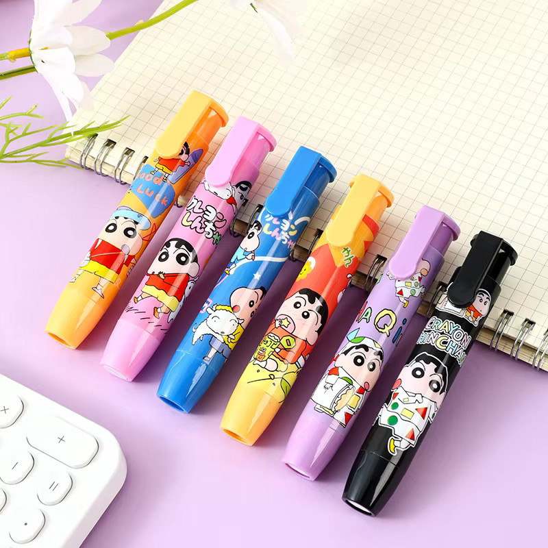 Bandai Crayon Shin-Chan Druckradierer im Anime Cartoon Design für Büro und Schule - Bild 2
