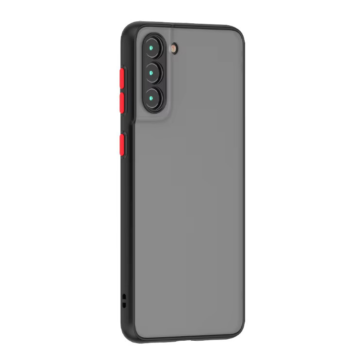 Skin Feel Armor stoßfeste matte Handyhülle für Samsung Galaxy A14 A24 A34 A54 A15 A25 A35 A55 A16 A26 A36 A56 in Schwarz - Bild 2