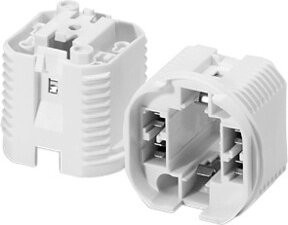 Houben Fassung G24d-2/GX24d-2 in Weiß für Energiesparlampen - Bild 1