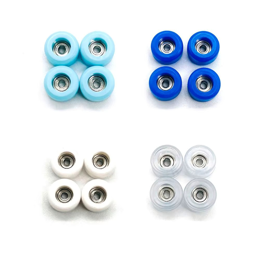 4er-Set Fingerboard Räder, PU Metall, Mini Kugellager-Räder - Bild 1