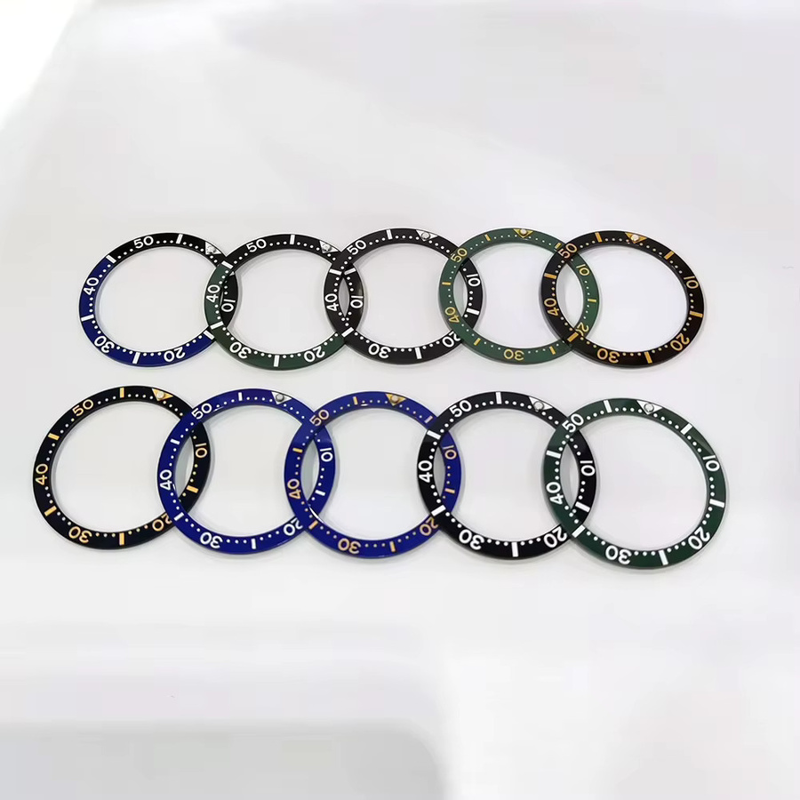OUMASHI Uhrenlünette, Keramik, Schwarz, Unisex, 33,7 mm * 27,5 mm - Bild 3