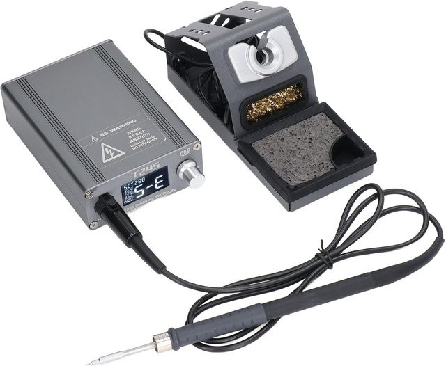 OutsideWorld Intelligente Lötstation mit LCD-Display und konstanter Temperatur in Grau für Telefon-Reparaturen - Bild 1