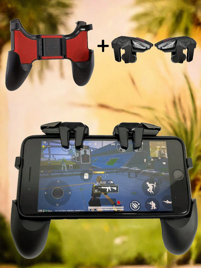 YZIYOU 4-in-1 Multifunktions Handy Game Controller und intelligente Trigger in Schwarz - Bild 2