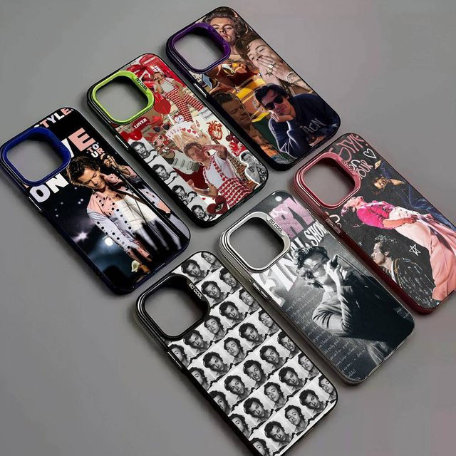 H-Harrys Music Styles Frosted Handyhülle für iPhone 11 bis 17 Pro Max in Silber - Bild 1