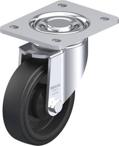 Blickle Lenkrolle LH-POEV 125K-3 in Schwarz/Grau mit 125 mm Rad-Durchmesser und 250 kg Tragfähigkeit - Bild 1